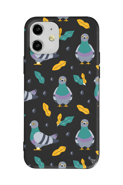 Guvercin Lansman Model İçi Kadife Silikon Telefon Kılıfı