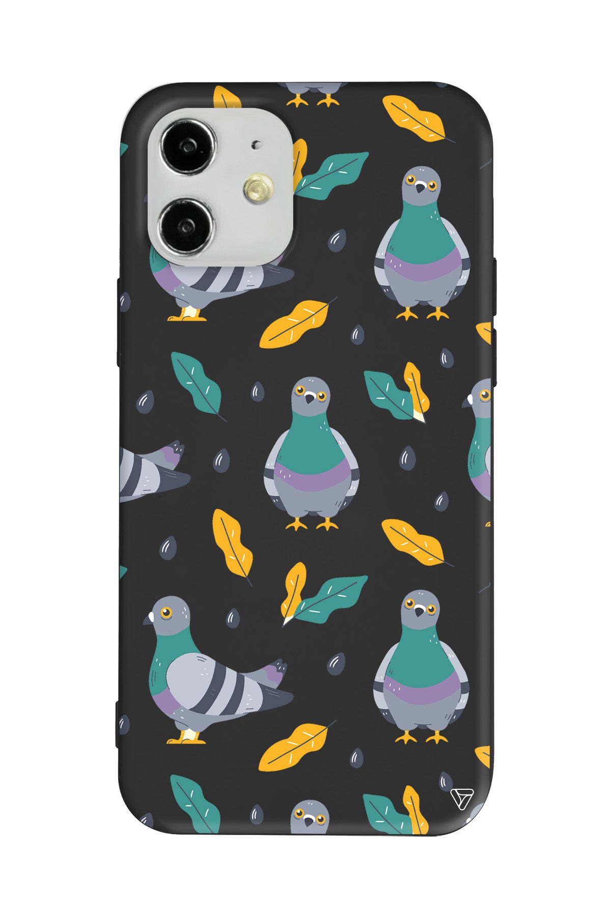 Guvercin Lansman Model İçi Kadife Silikon Telefon Kılıfı