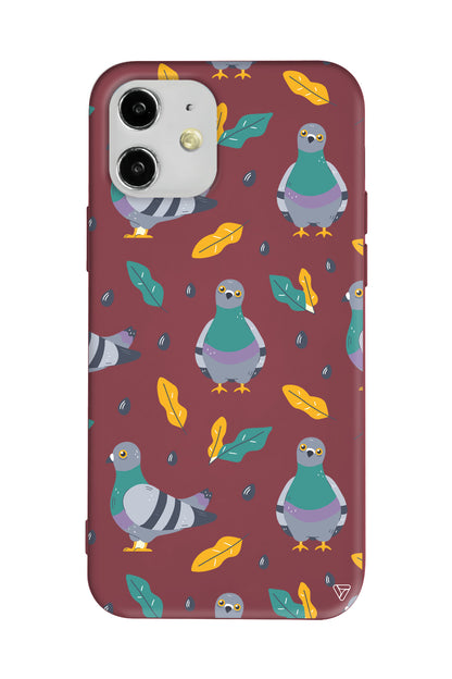 Guvercin Lansman Model İçi Kadife Silikon Telefon Kılıfı