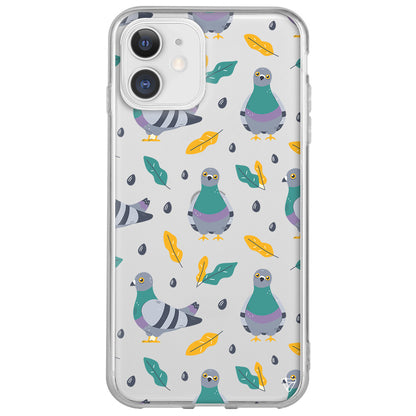 Guvercin Lansman Model İçi Kadife Silikon Telefon Kılıfı