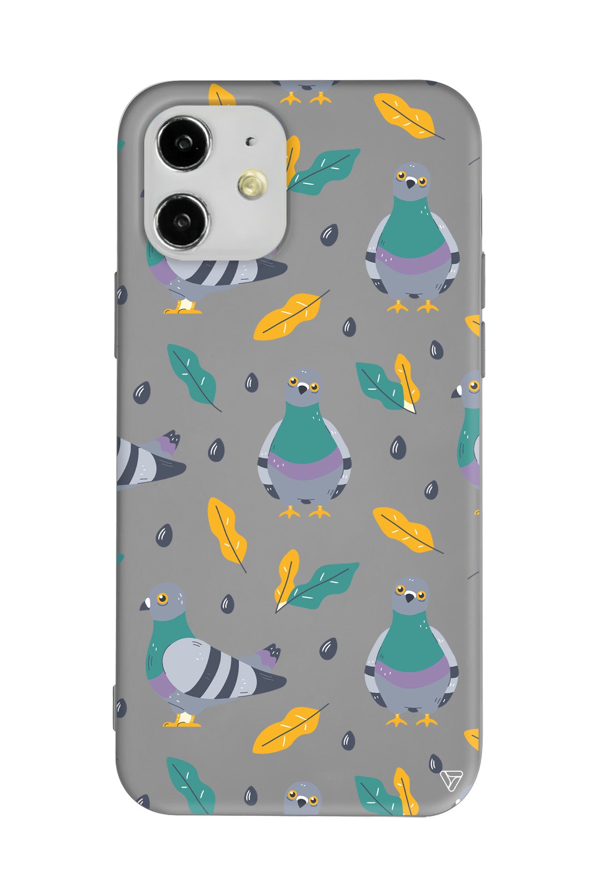 Guvercin Lansman Model İçi Kadife Silikon Telefon Kılıfı