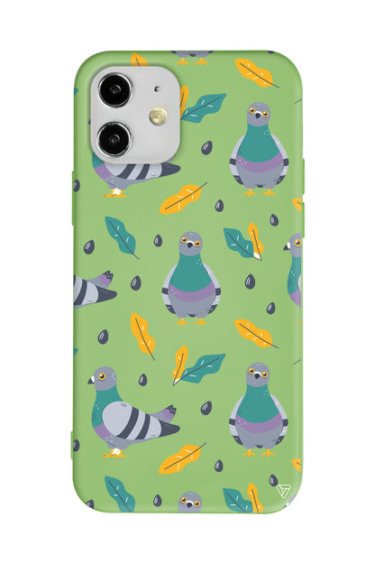 Guvercin Lansman Model İçi Kadife Silikon Telefon Kılıfı