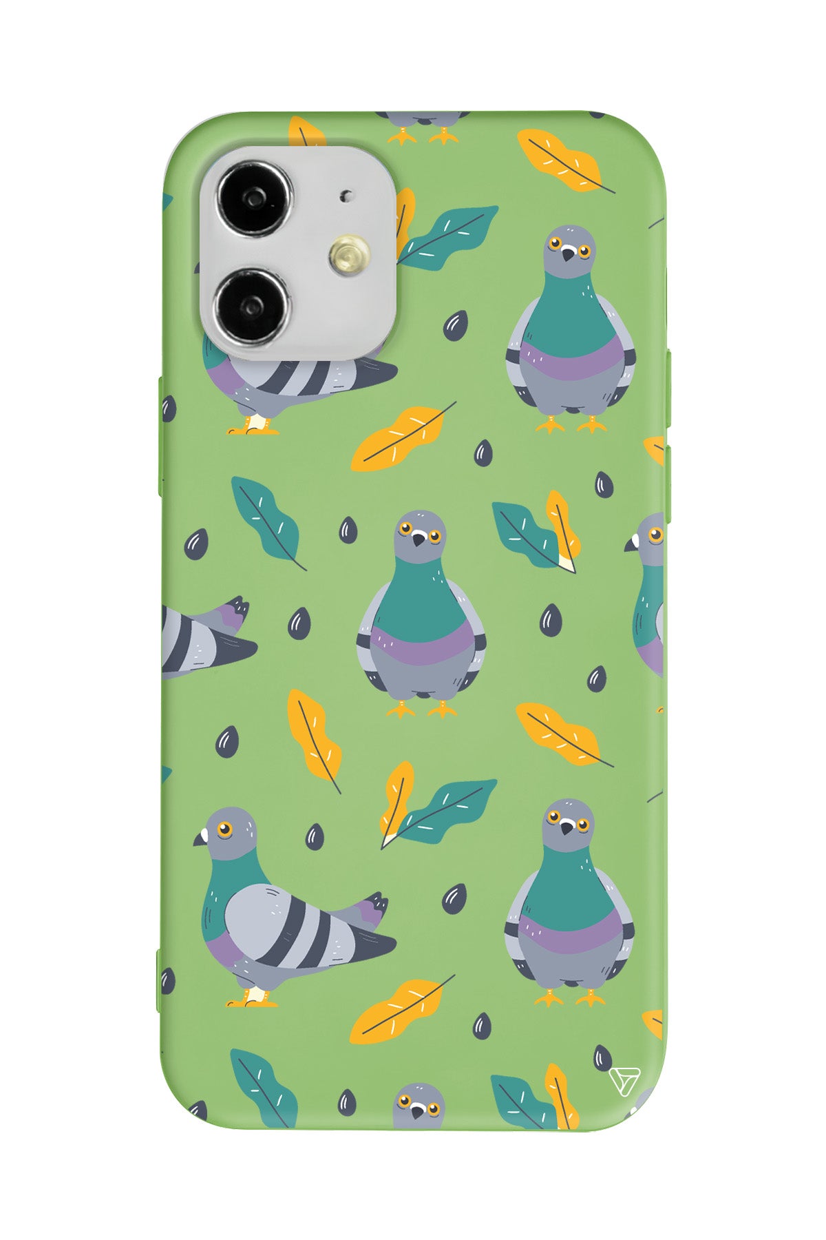 Guvercin Lansman Model İçi Kadife Silikon Telefon Kılıfı