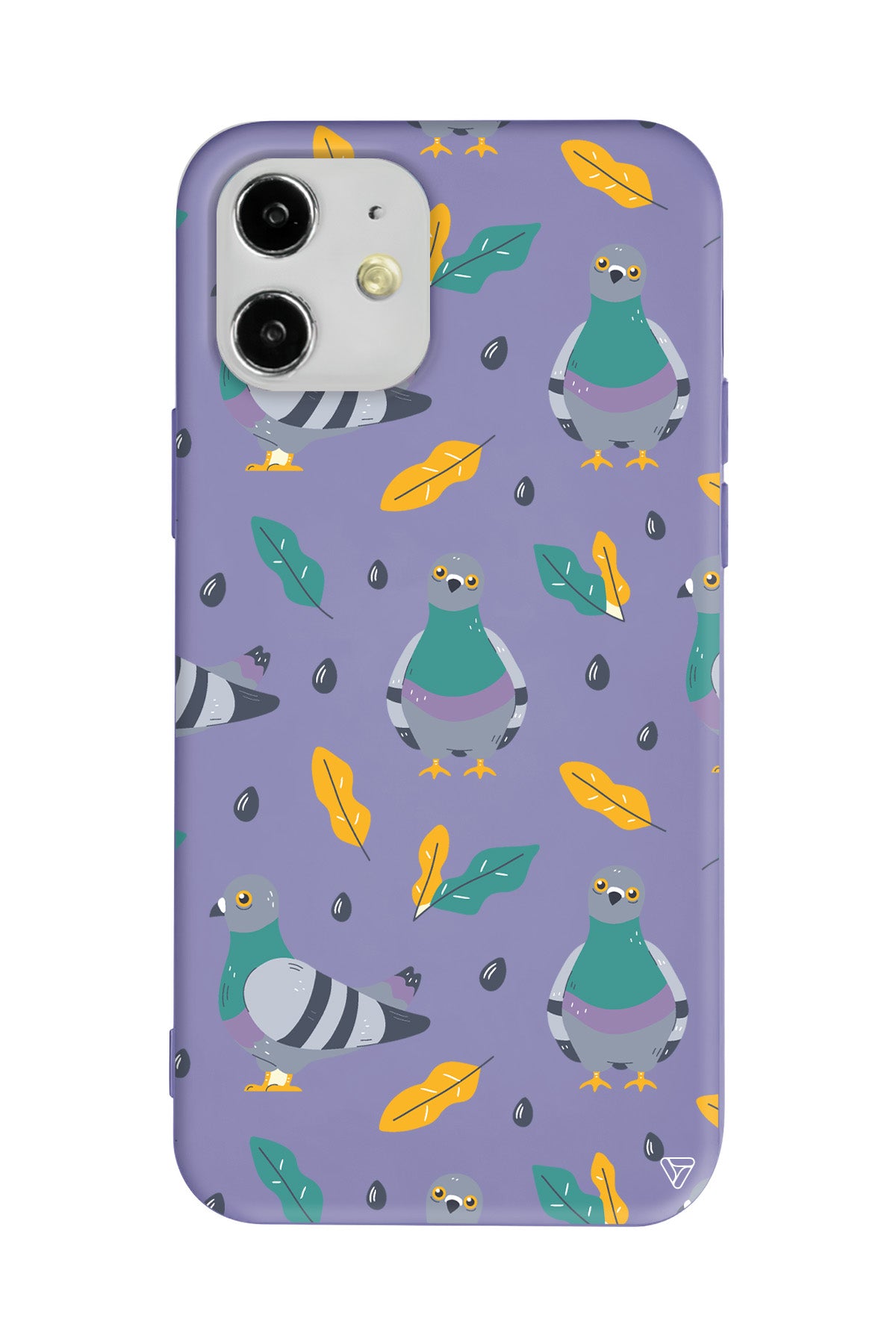 Guvercin Lansman Model İçi Kadife Silikon Telefon Kılıfı