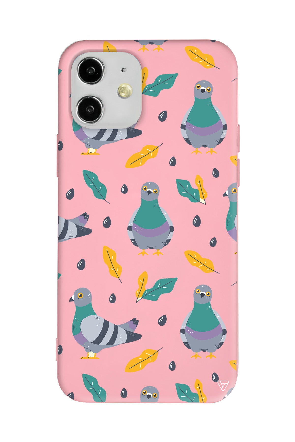 Guvercin Lansman Model İçi Kadife Silikon Telefon Kılıfı