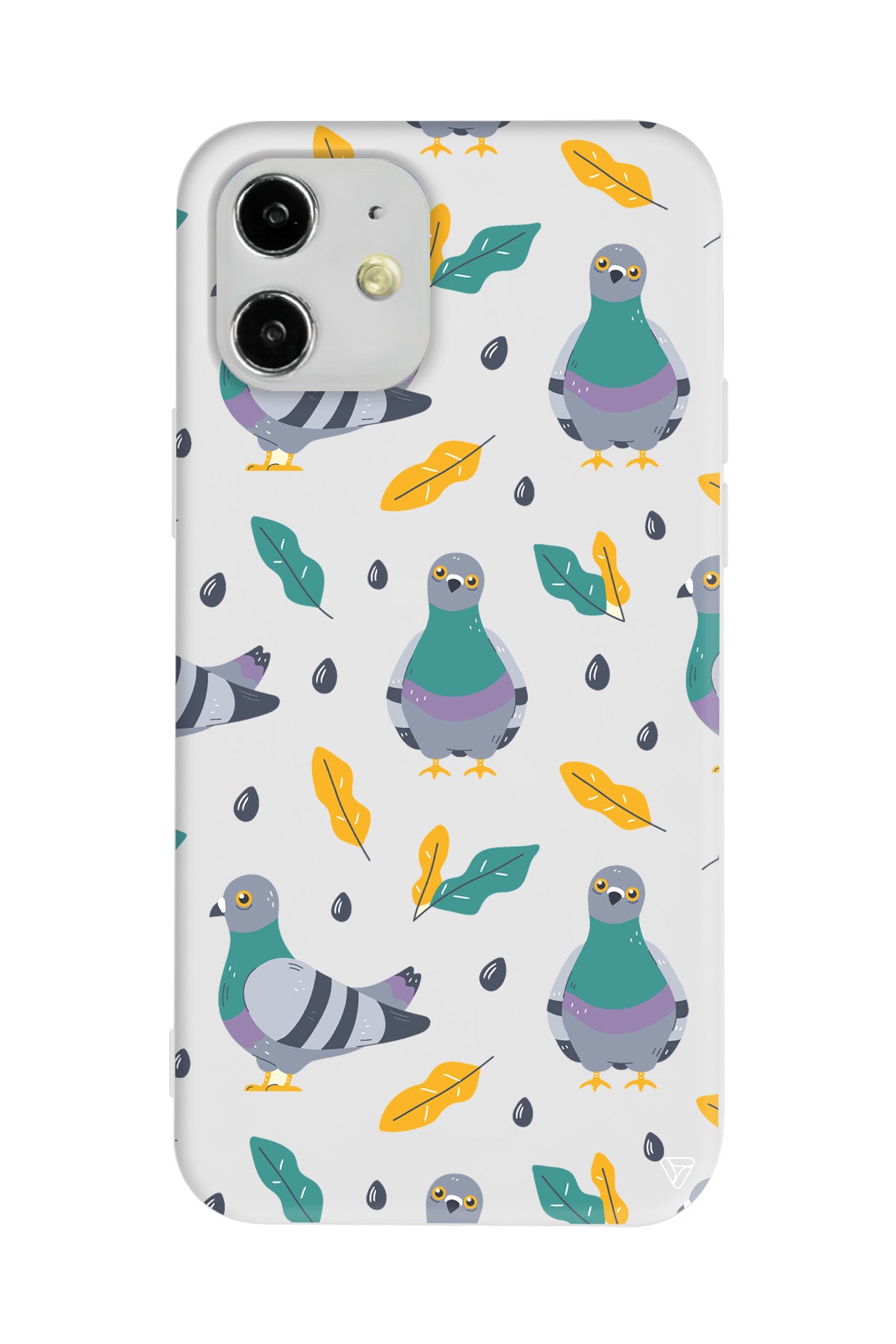 Guvercin Lansman Model İçi Kadife Silikon Telefon Kılıfı