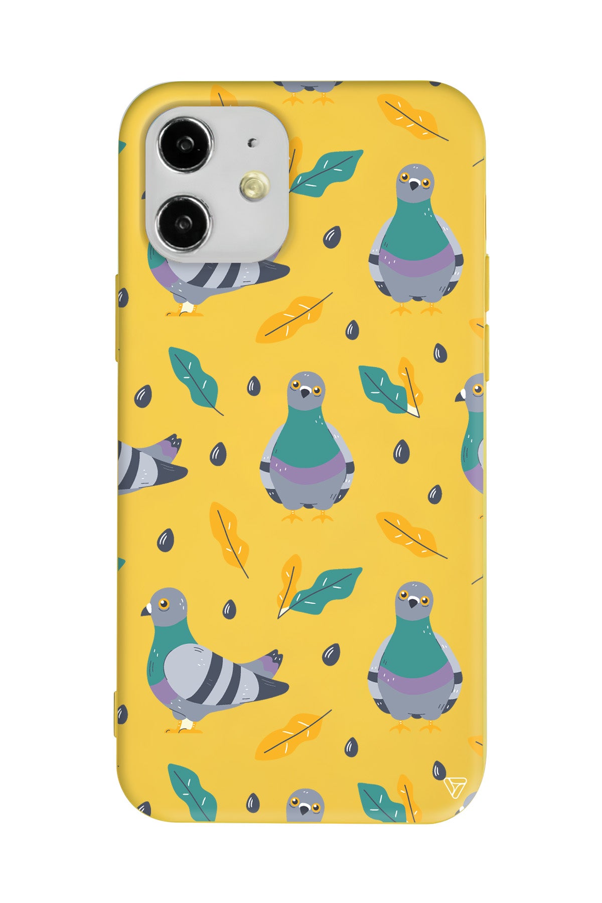 Guvercin Lansman Model İçi Kadife Silikon Telefon Kılıfı