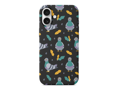 Guvercin Lansman Model İçi Kadife Silikon Telefon Kılıfı – Plus Serisine Özel