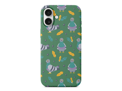 Guvercin Lansman Model İçi Kadife Silikon Telefon Kılıfı – Plus Serisine Özel