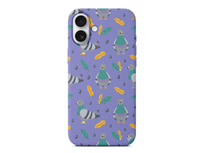 Guvercin Lansman Model İçi Kadife Silikon Telefon Kılıfı – Plus Serisine Özel