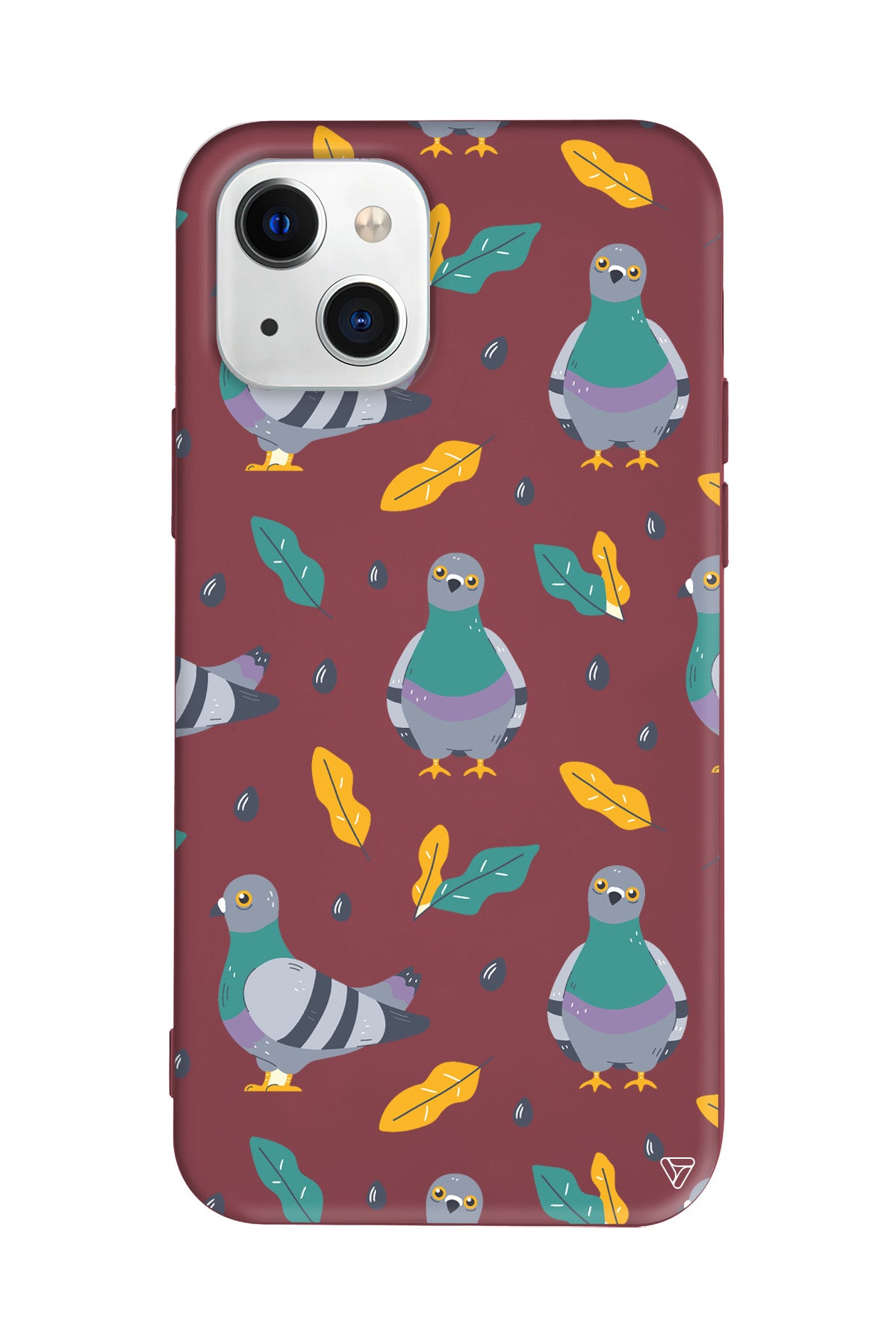 Guvercin Lansman Model İçi Kadife Silikon Telefon Kılıfı