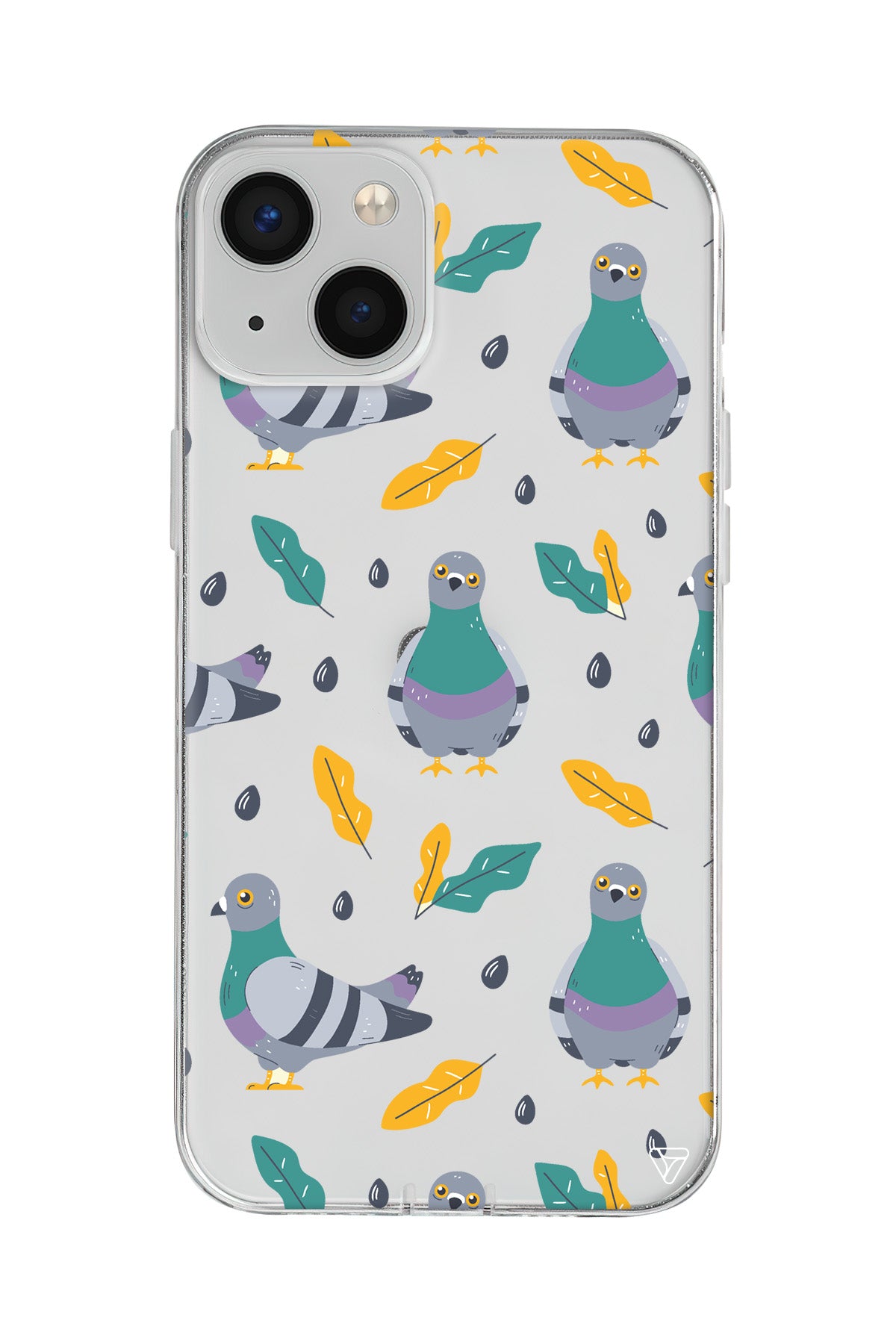 Guvercin Lansman Model İçi Kadife Silikon Telefon Kılıfı