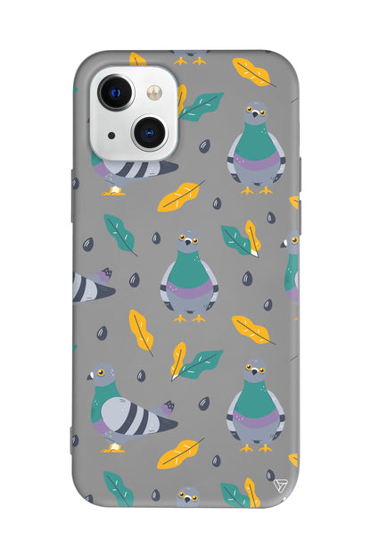 Guvercin Lansman Model İçi Kadife Silikon Telefon Kılıfı