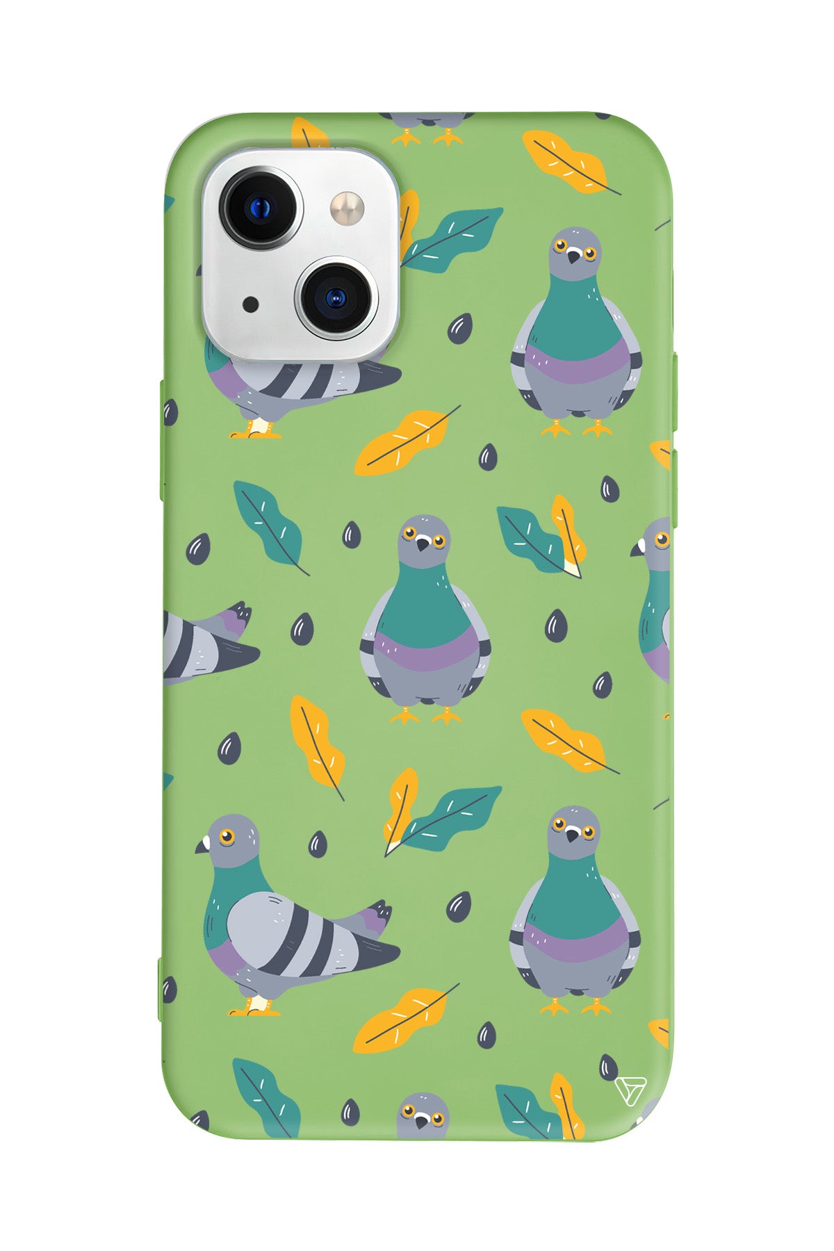 Guvercin Lansman Model İçi Kadife Silikon Telefon Kılıfı – Plus Serisine Özel