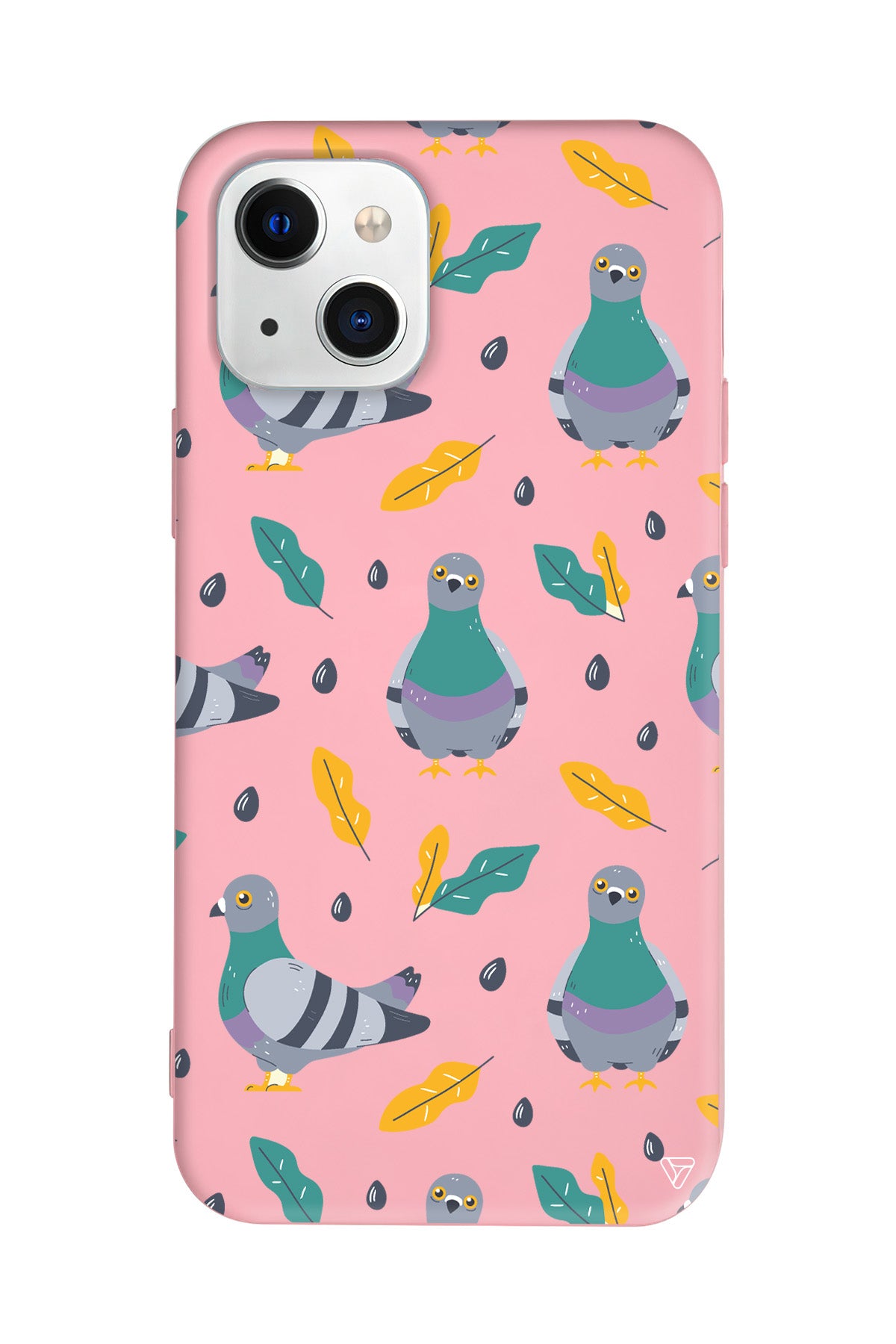 Guvercin Lansman Model İçi Kadife Silikon Telefon Kılıfı – Plus Serisine Özel