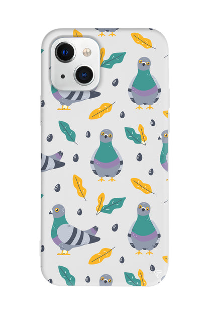 Guvercin Lansman Model İçi Kadife Silikon Telefon Kılıfı