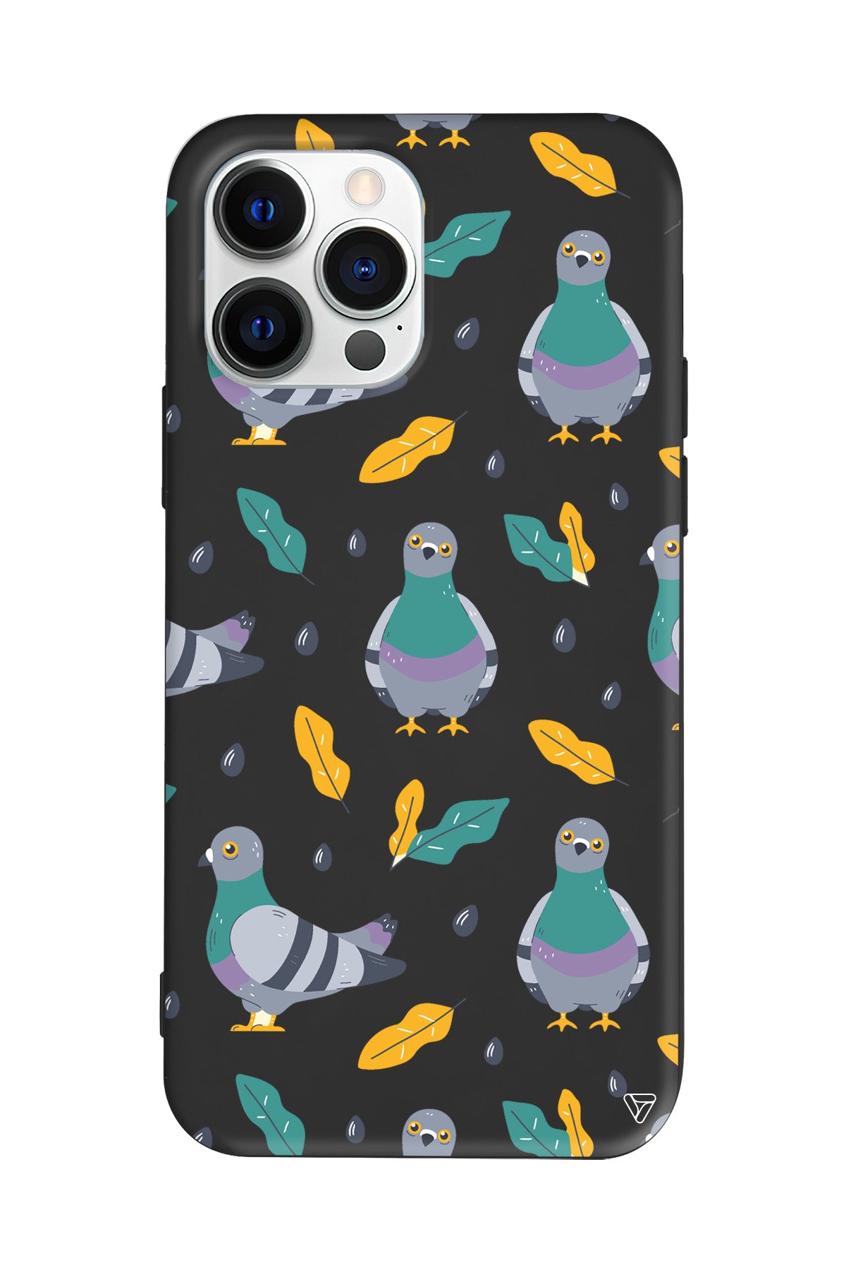 Guvercin Lansman Model İçi Kadife Silikon Telefon Kılıfı