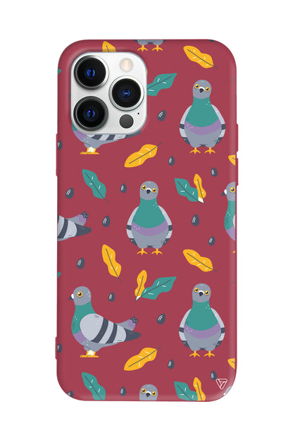 Guvercin Lansman Model İçi Kadife Silikon Telefon Kılıfı