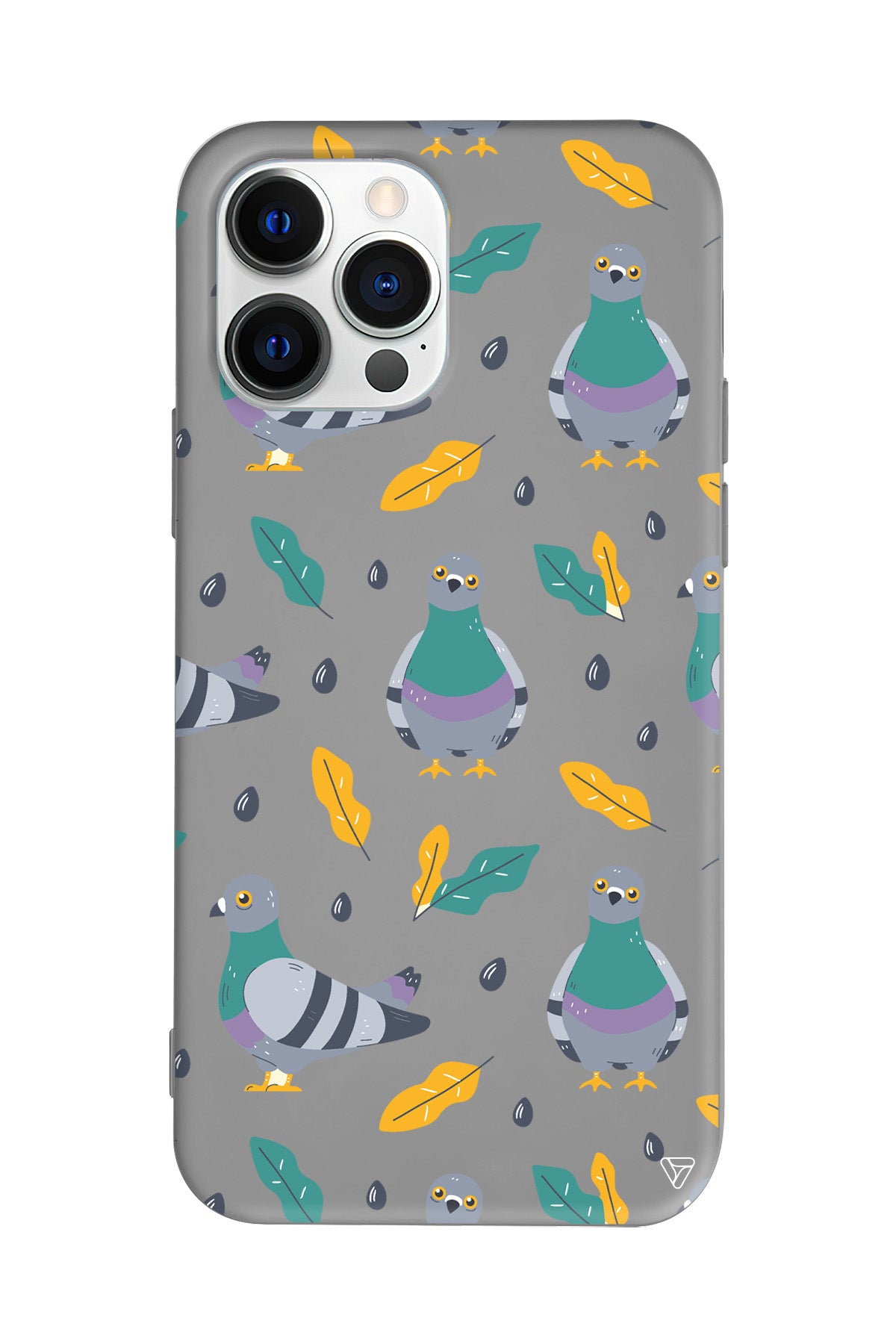 Guvercin Lansman Model İçi Kadife Silikon Telefon Kılıfı