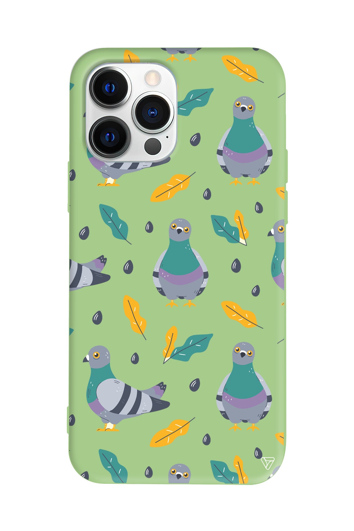 Guvercin Lansman Model İçi Kadife Silikon Telefon Kılıfı