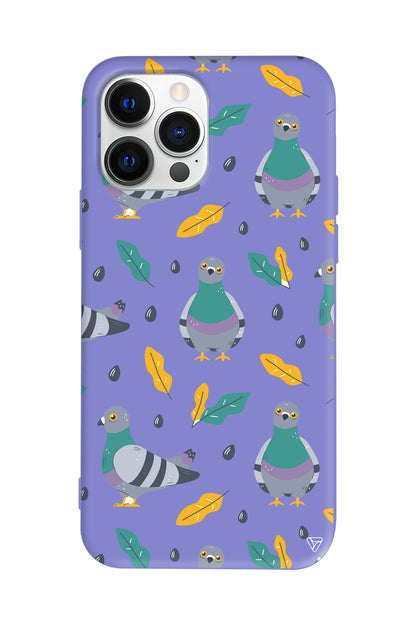 Guvercin Lansman Model İçi Kadife Silikon Telefon Kılıfı