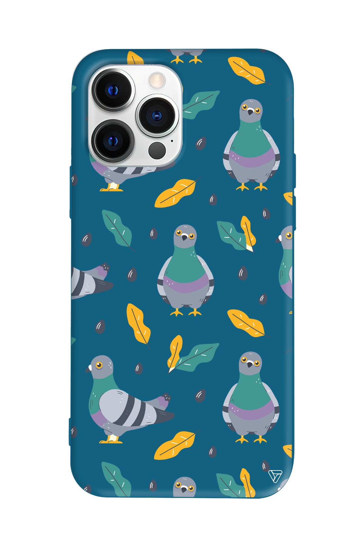 Guvercin Lansman Model İçi Kadife Silikon Telefon Kılıfı