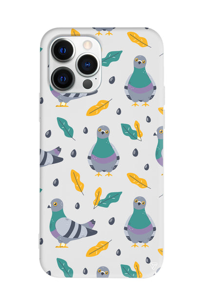 Guvercin Lansman Model İçi Kadife Silikon Telefon Kılıfı