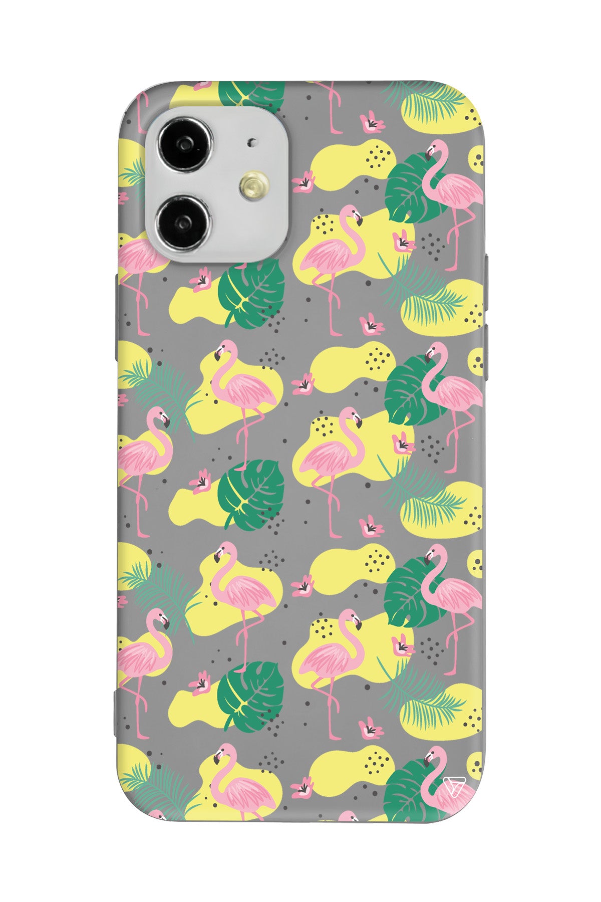 Yaz Flamingolari 2 Lansman Model İçi Kadife Silikon Telefon Kılıfı