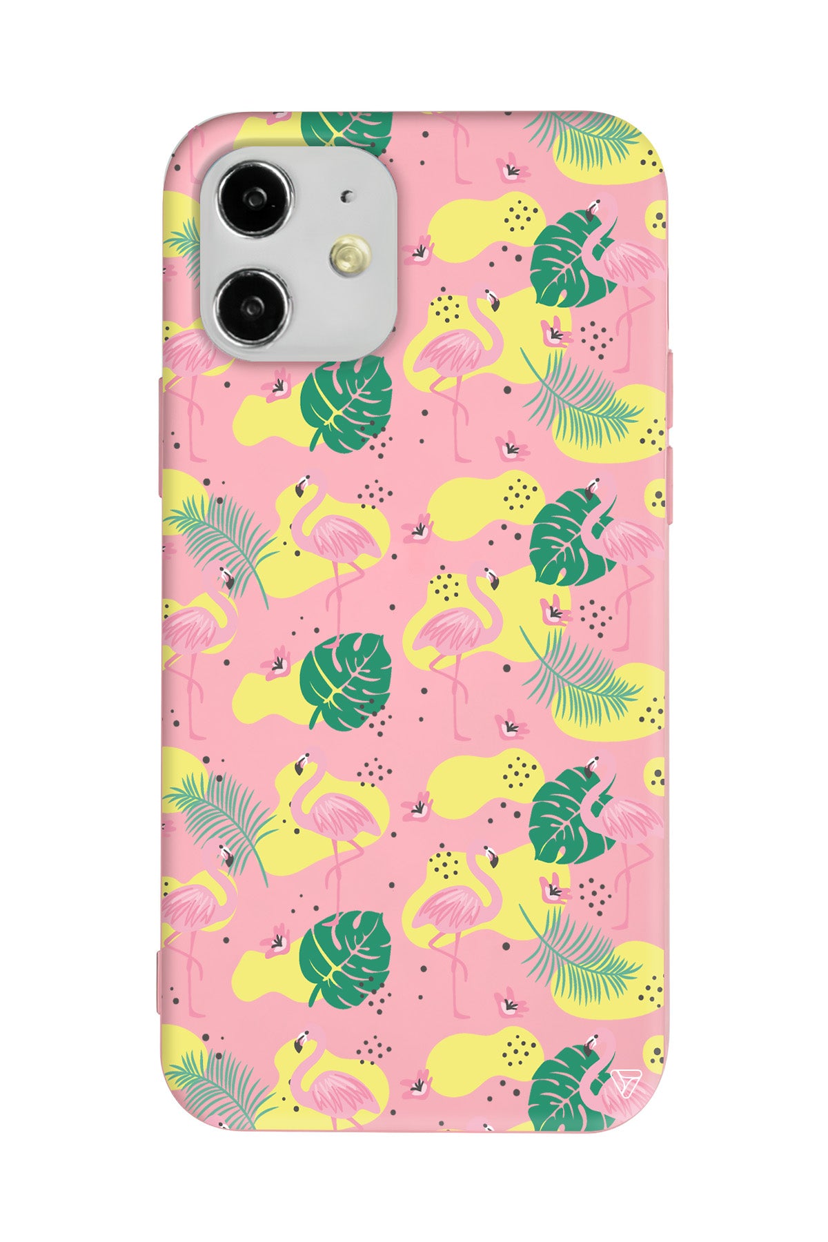 Yaz Flamingolari 2 Lansman Model İçi Kadife Silikon Telefon Kılıfı