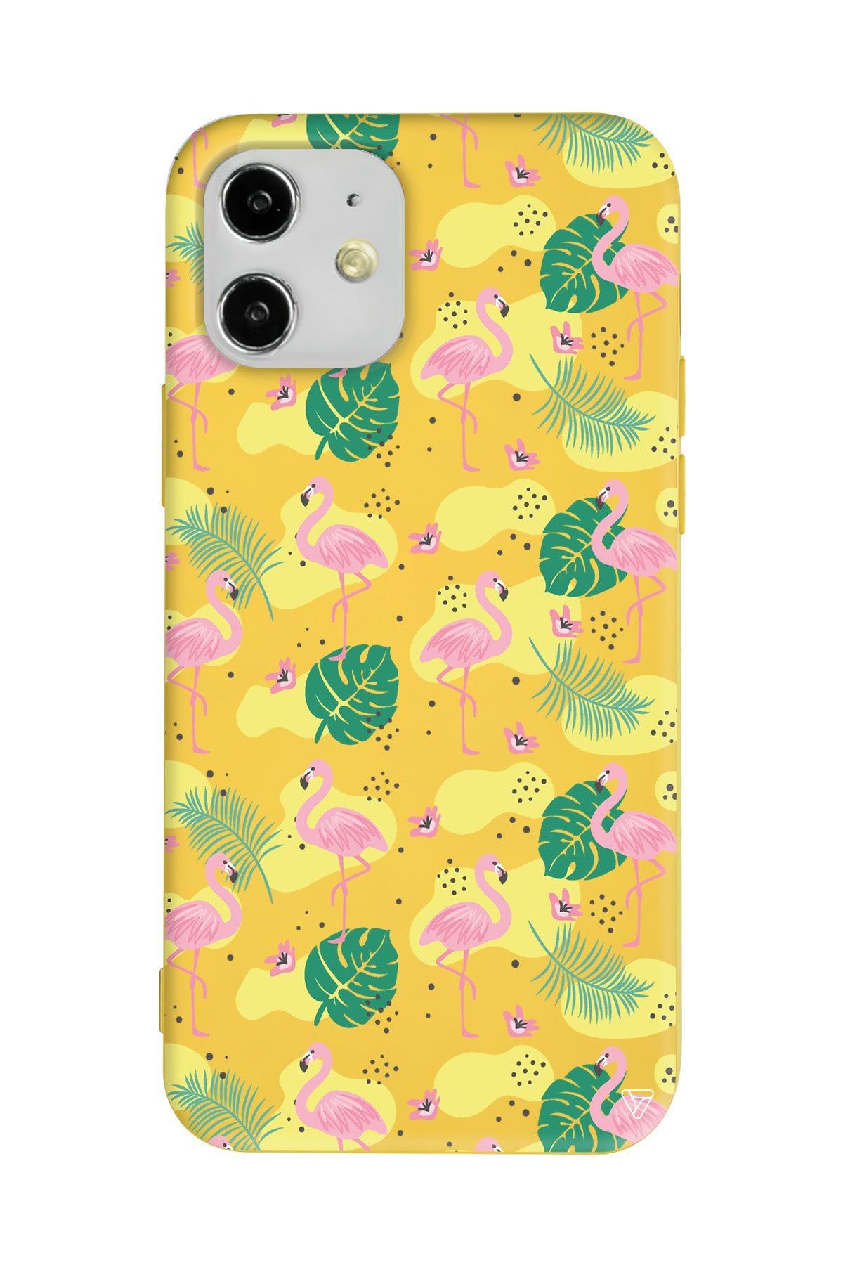 Yaz Flamingolari 2 Lansman Model İçi Kadife Silikon Telefon Kılıfı