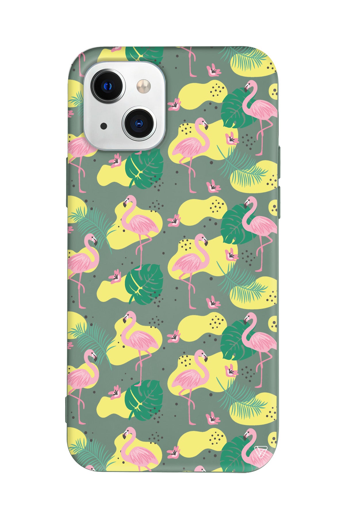 Yaz Flamingolari 2 Lansman Model İçi Kadife Silikon Telefon Kılıfı