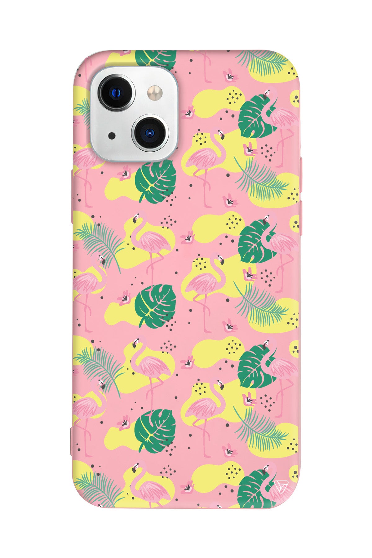 Yaz Flamingolari 2 Lansman Model İçi Kadife Silikon Telefon Kılıfı