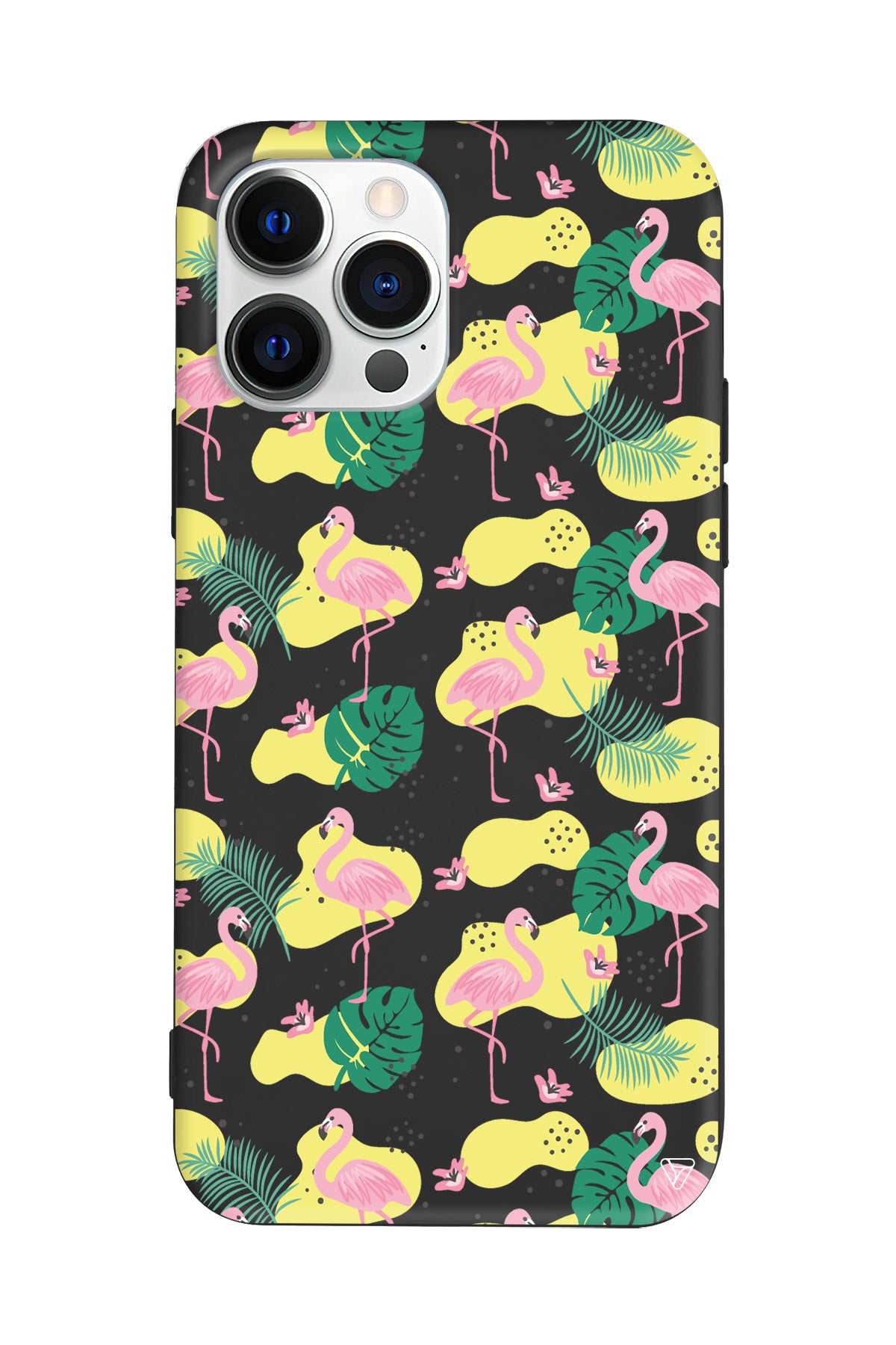 Yaz Flamingolari 2 Lansman Model İçi Kadife Silikon Telefon Kılıfı