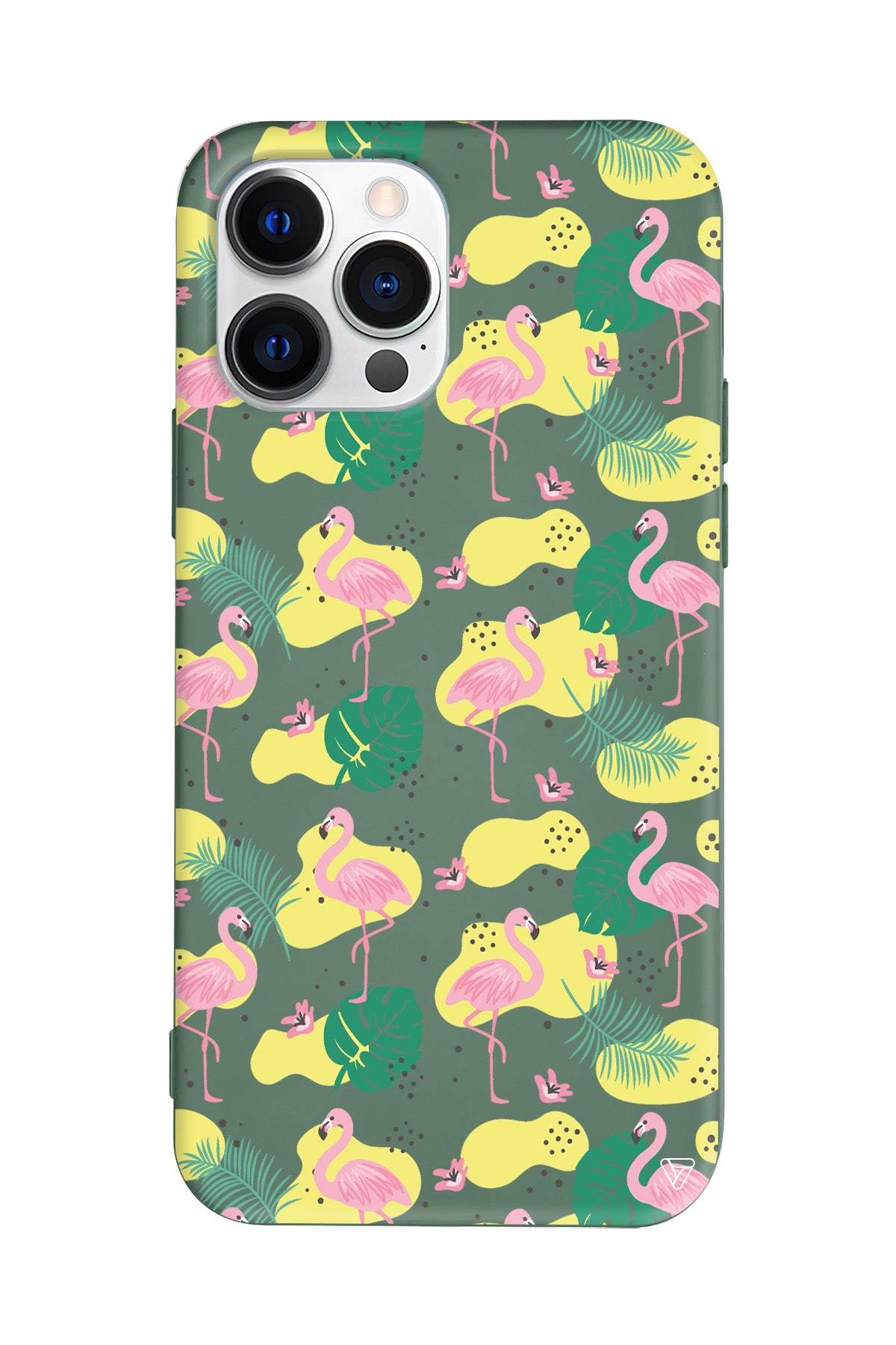 Yaz Flamingolari 2 Lansman Model İçi Kadife Silikon Telefon Kılıfı