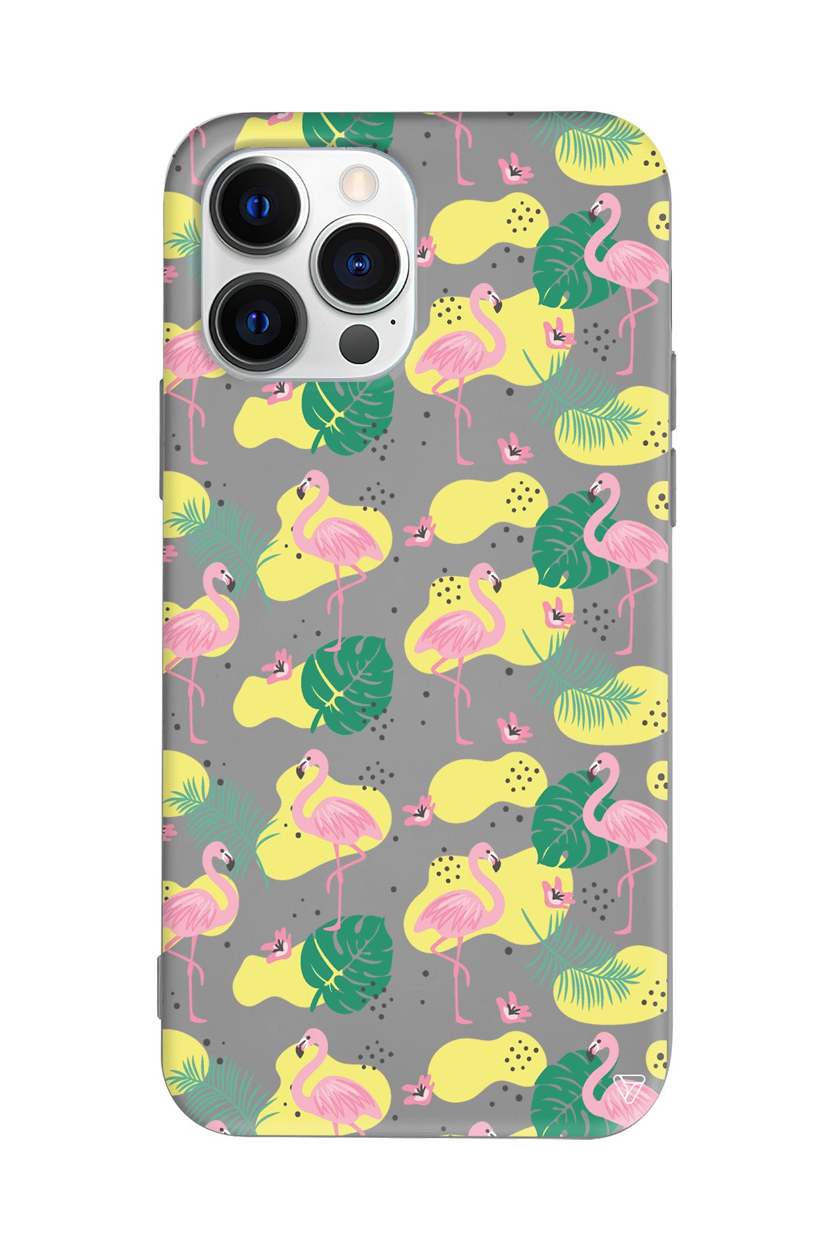 Yaz Flamingolari 2 Lansman Model İçi Kadife Silikon Telefon Kılıfı