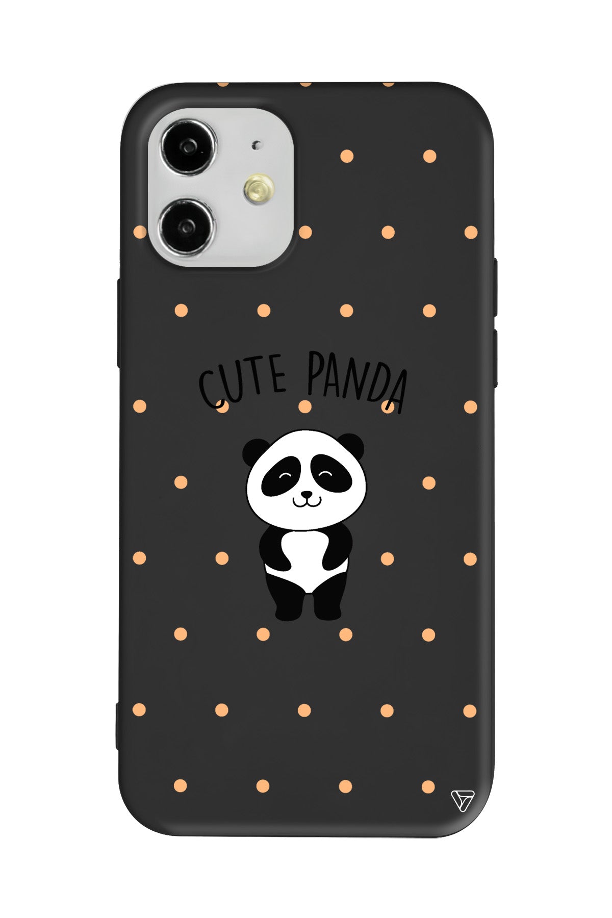 Cute Panda Lansman Model İçi Kadife Silikon Telefon Kılıfı