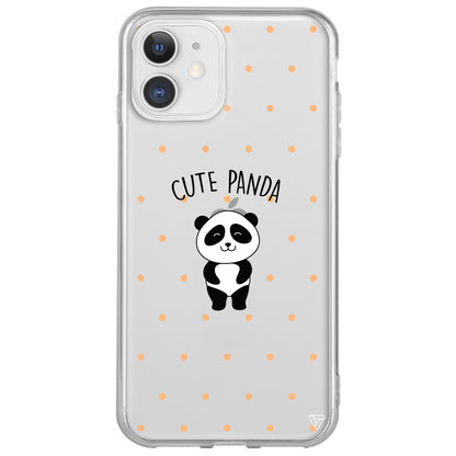 Cute Panda Lansman Model İçi Kadife Silikon Telefon Kılıfı