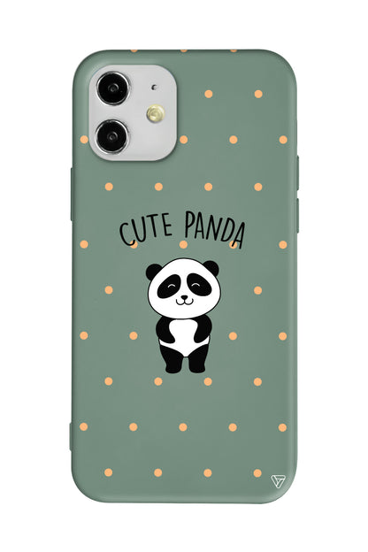 Cute Panda Lansman Model İçi Kadife Silikon Telefon Kılıfı