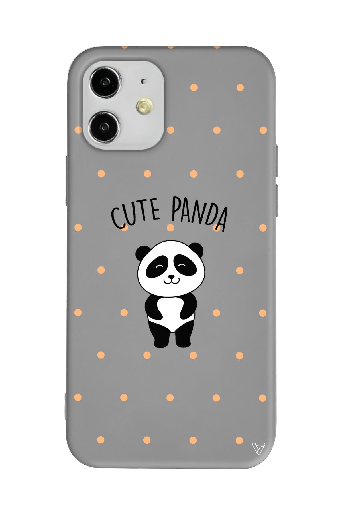 Cute Panda Lansman Model İçi Kadife Silikon Telefon Kılıfı