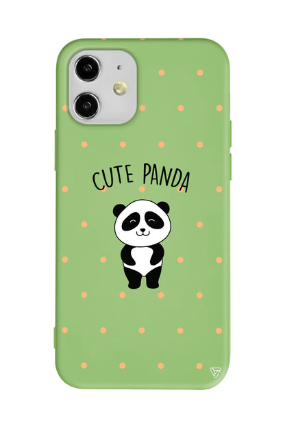 Cute Panda Lansman Model İçi Kadife Silikon Telefon Kılıfı