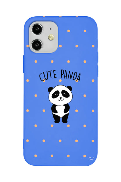Cute Panda Lansman Model İçi Kadife Silikon Telefon Kılıfı