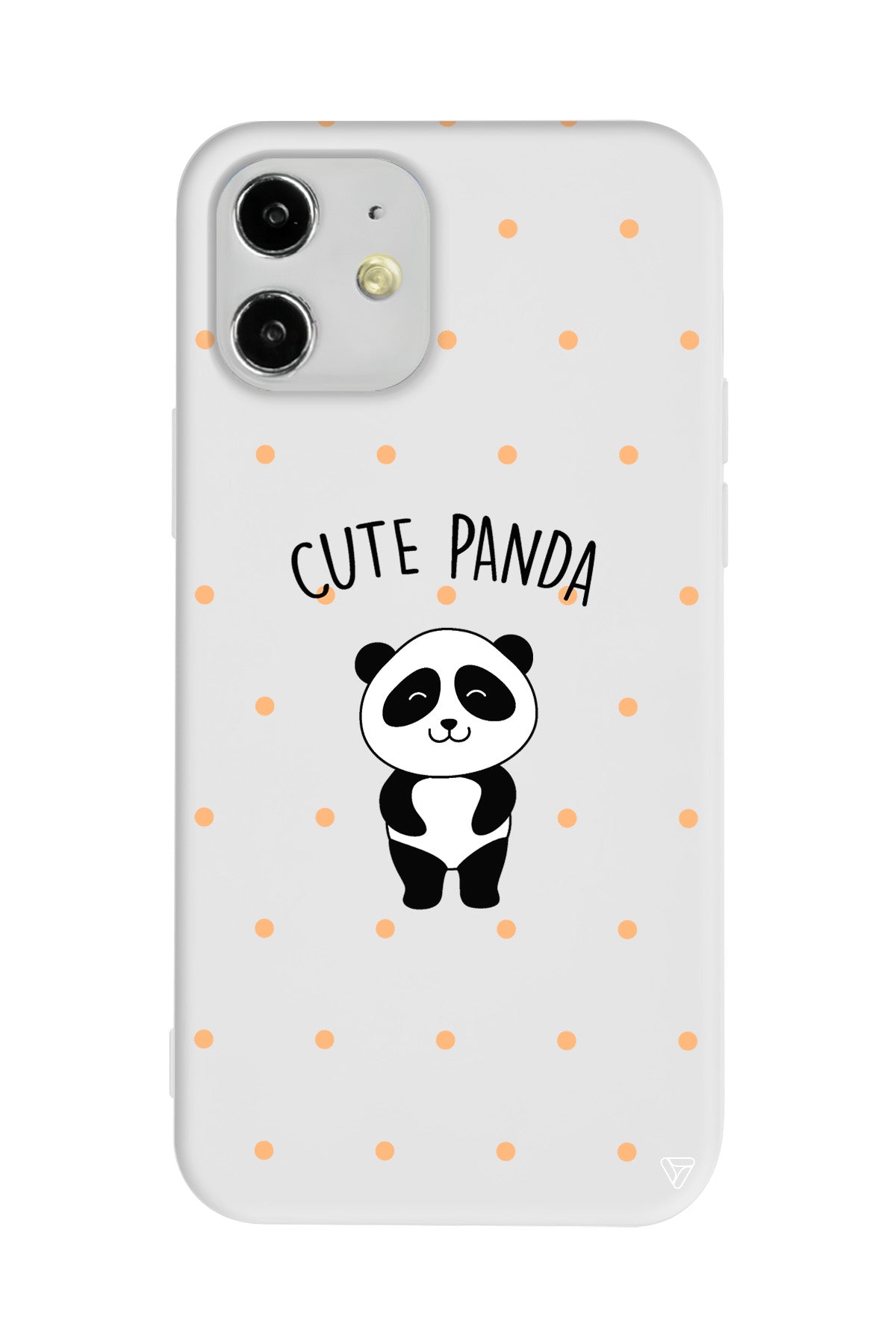 Cute Panda Lansman Model İçi Kadife Silikon Telefon Kılıfı