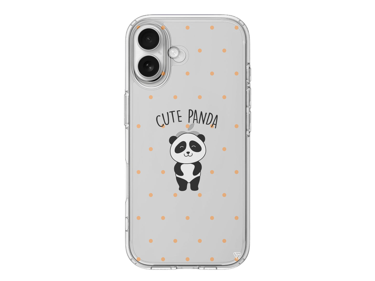Cute Panda Lansman Model İçi Kadife Silikon Telefon Kılıfı