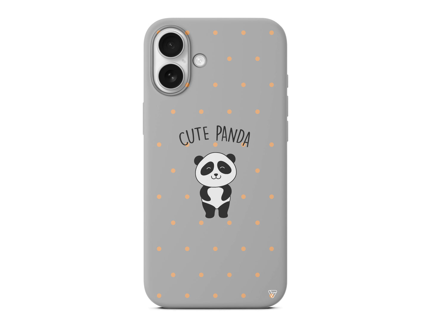 Cute Panda Lansman Model İçi Kadife Silikon Telefon Kılıfı