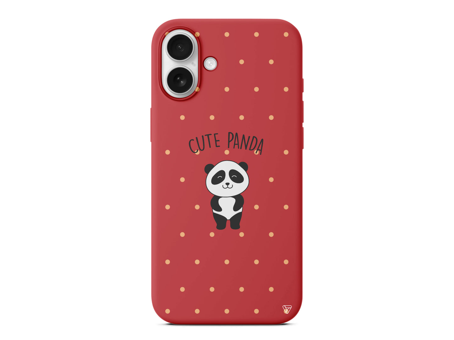 Cute Panda Lansman Model İçi Kadife Silikon Telefon Kılıfı – Plus Serisine Özel