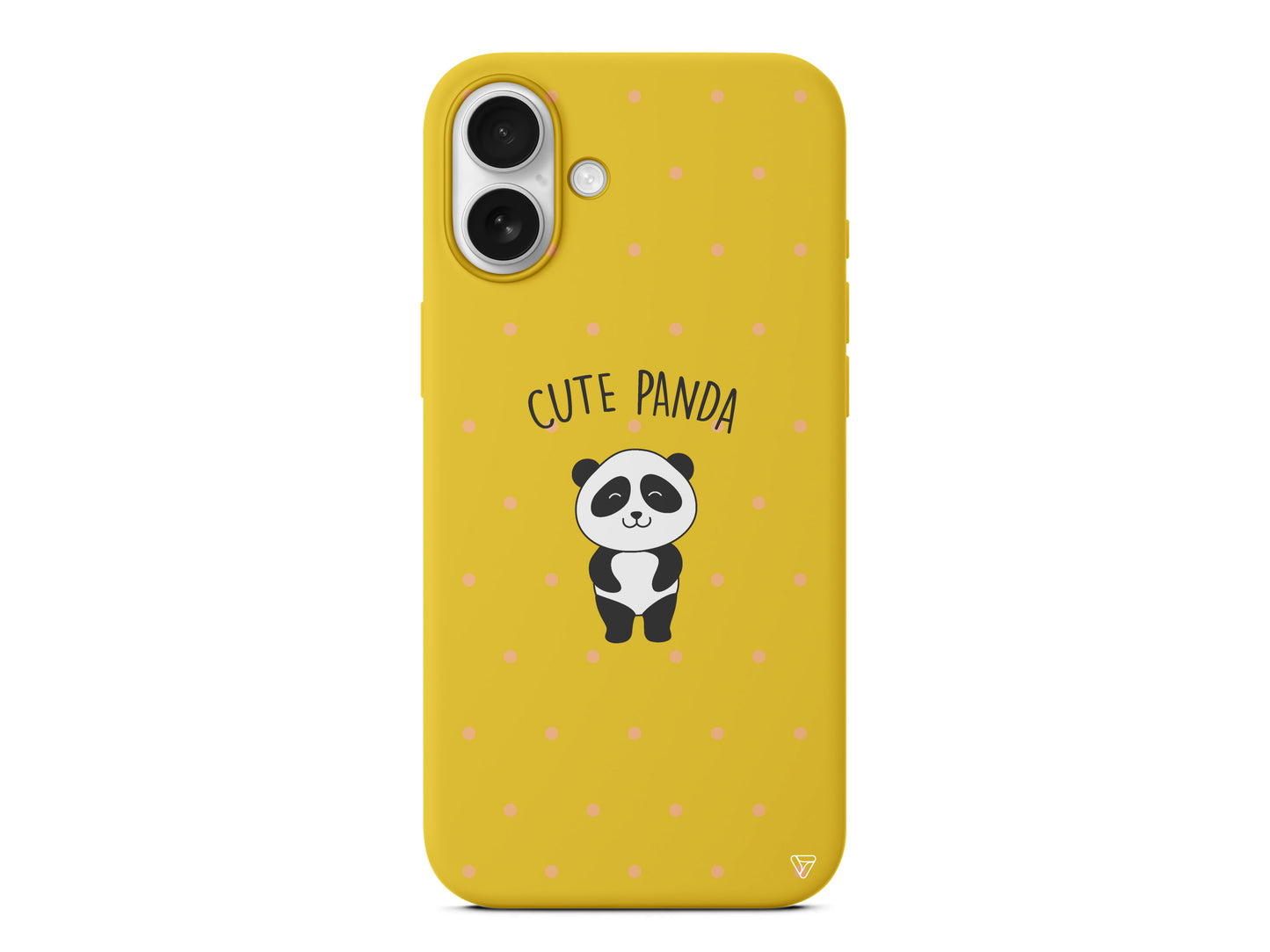 Cute Panda Lansman Model İçi Kadife Silikon Telefon Kılıfı