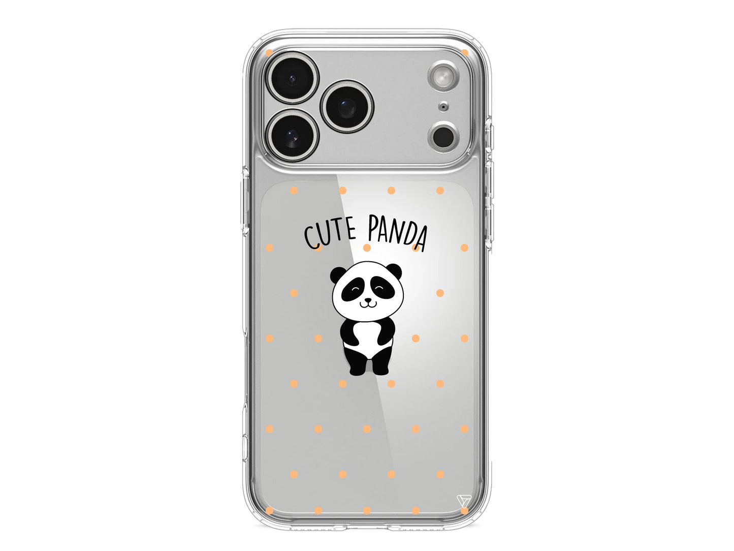 Cute Panda Lansman Model İçi Kadife Silikon Telefon Kılıfı