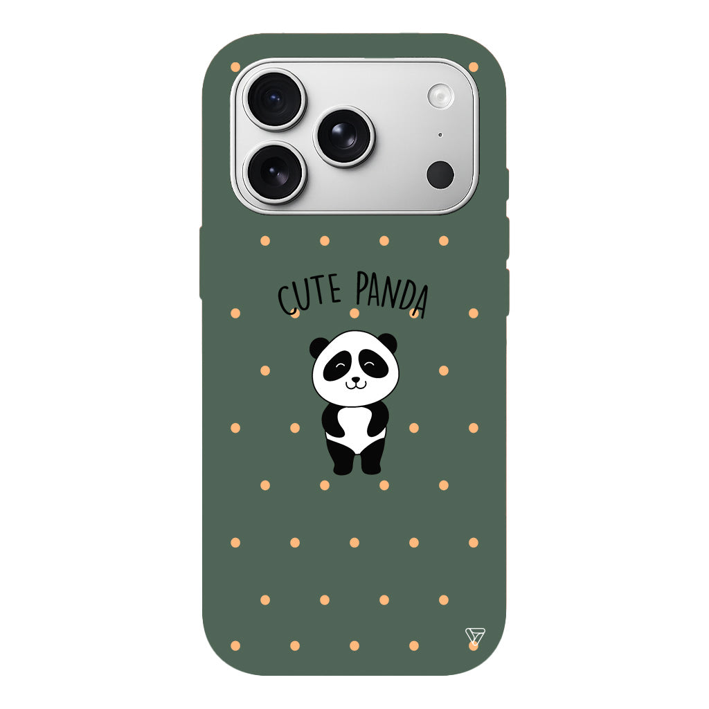 Cute Panda Lansman Model İçi Kadife Silikon Telefon Kılıfı