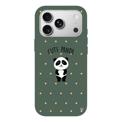 Cute Panda Lansman Model İçi Kadife Silikon Telefon Kılıfı