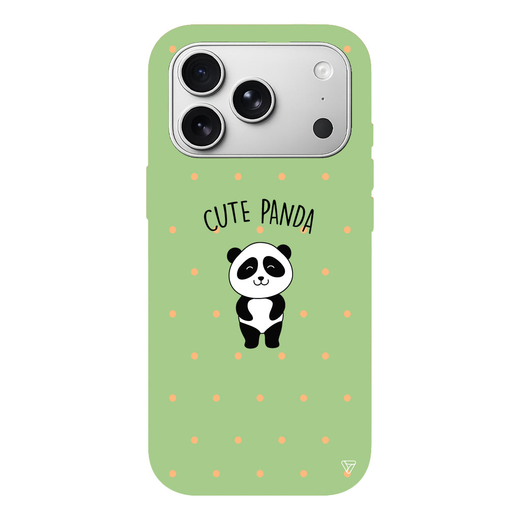 Cute Panda Lansman Model İçi Kadife Silikon Telefon Kılıfı